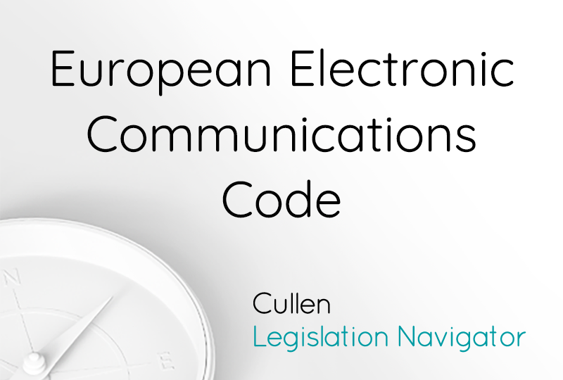 Legislation Navigator of the European Electronic Communications Code